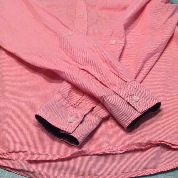 Tommy Hilfiger Partial Button Down Shirt Long Sleeve - Picture 6 of 6
